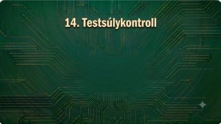 14. Testsúlykontroll
